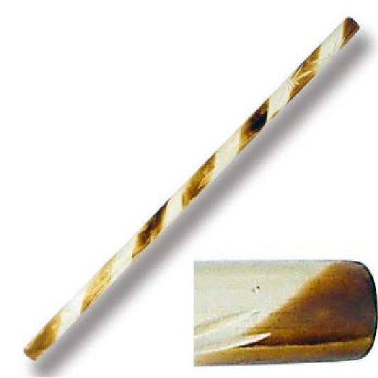 Escrima Stick White Wax Spiral Pattern - CLEARANCE