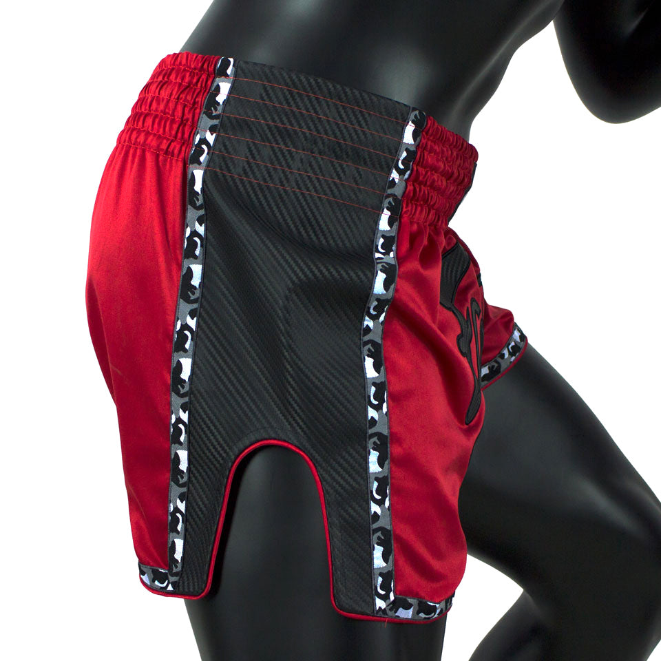 Fairtex Slim Cut Muay Thai Fight Shorts - Red