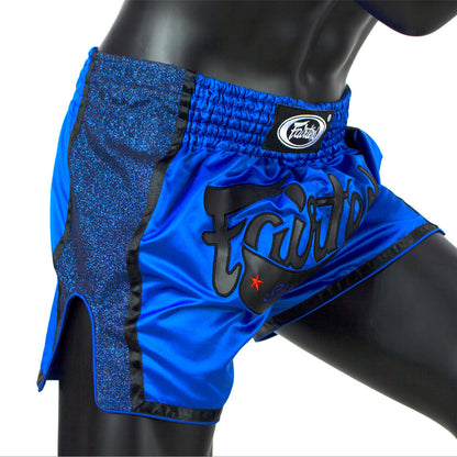 Fairtex Slim Cut Muay Thai Fight Shorts - Royal Blue