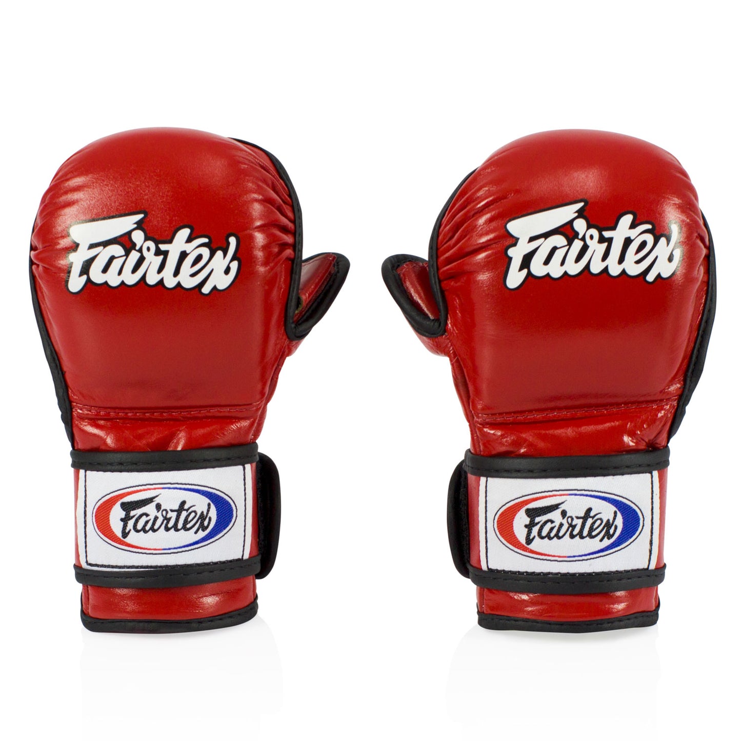 Fairtex FGV15 MMA Leather 7oz Sparring Gloves -  Red