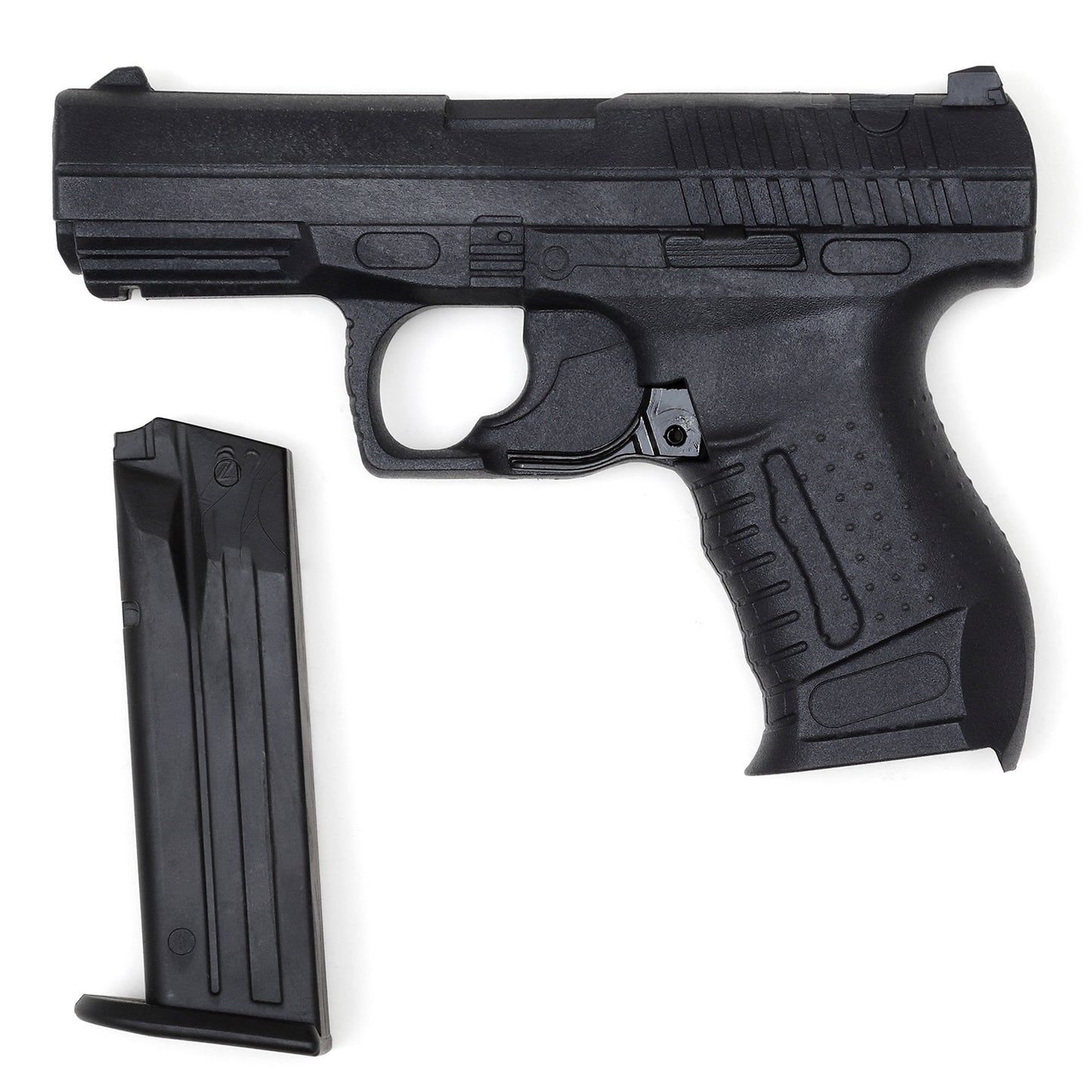 Realistic TP Rubber Glock Hand Gun  W/ Removable Magazine