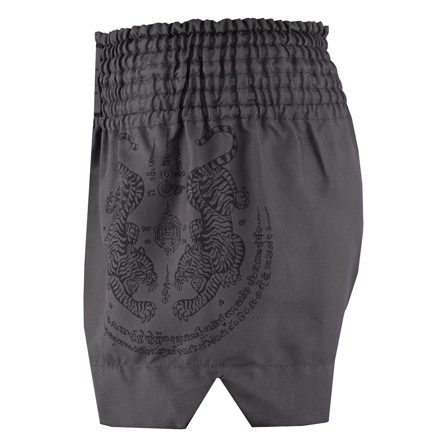Twin Tiger Satin Muay Thai Competition Fight Shorts  - Grey