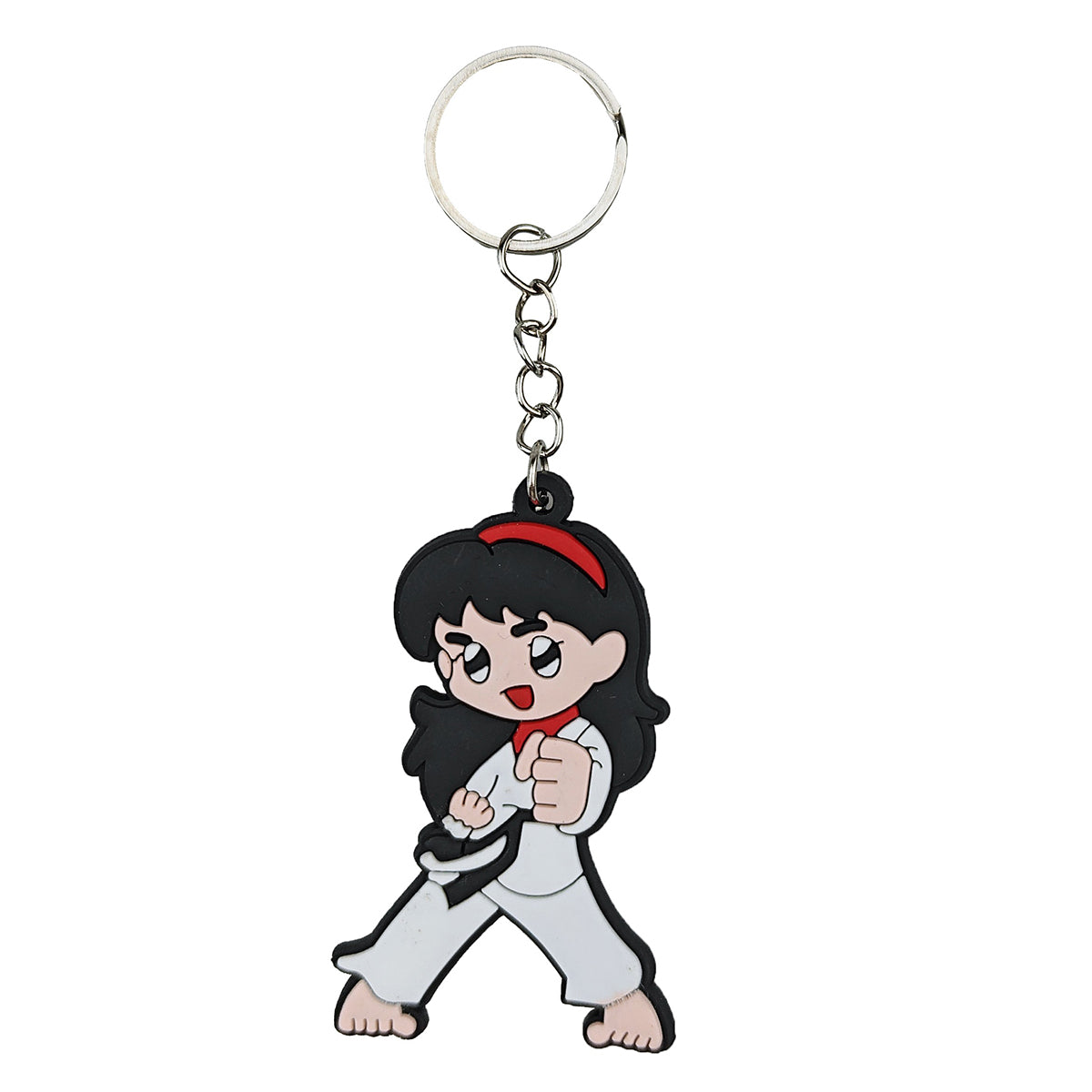 Childrens Taekwondo Rubber Key Chain ( H558 )