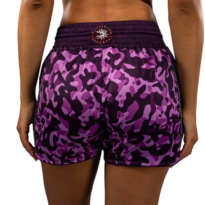 Venum Iris Muay Thai Shorts - Plum/pink