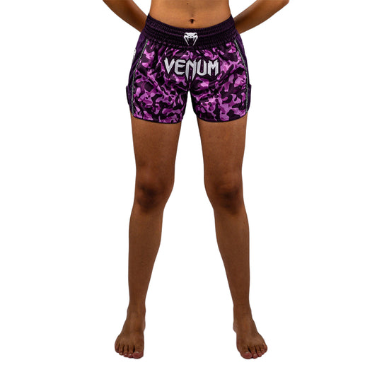 Venum Iris Muay Thai Shorts - Plum/pink