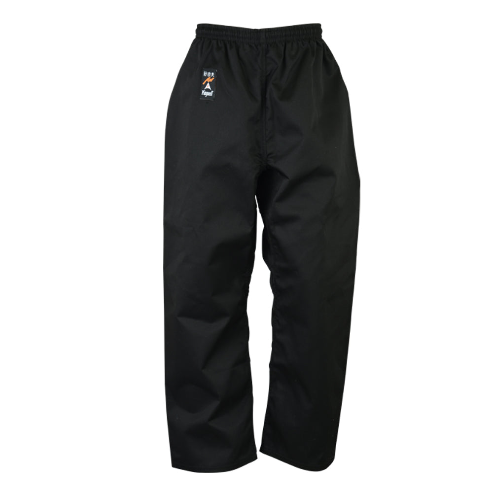 Karate Trousers Childrens Black Polycotton - 9oz