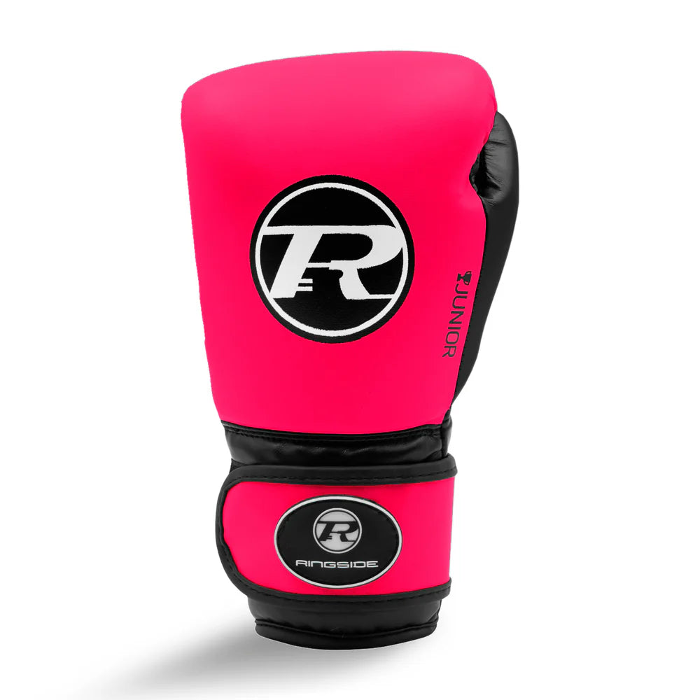 Ringside Junior Synthetic Leather Boxing Gloves - Pink