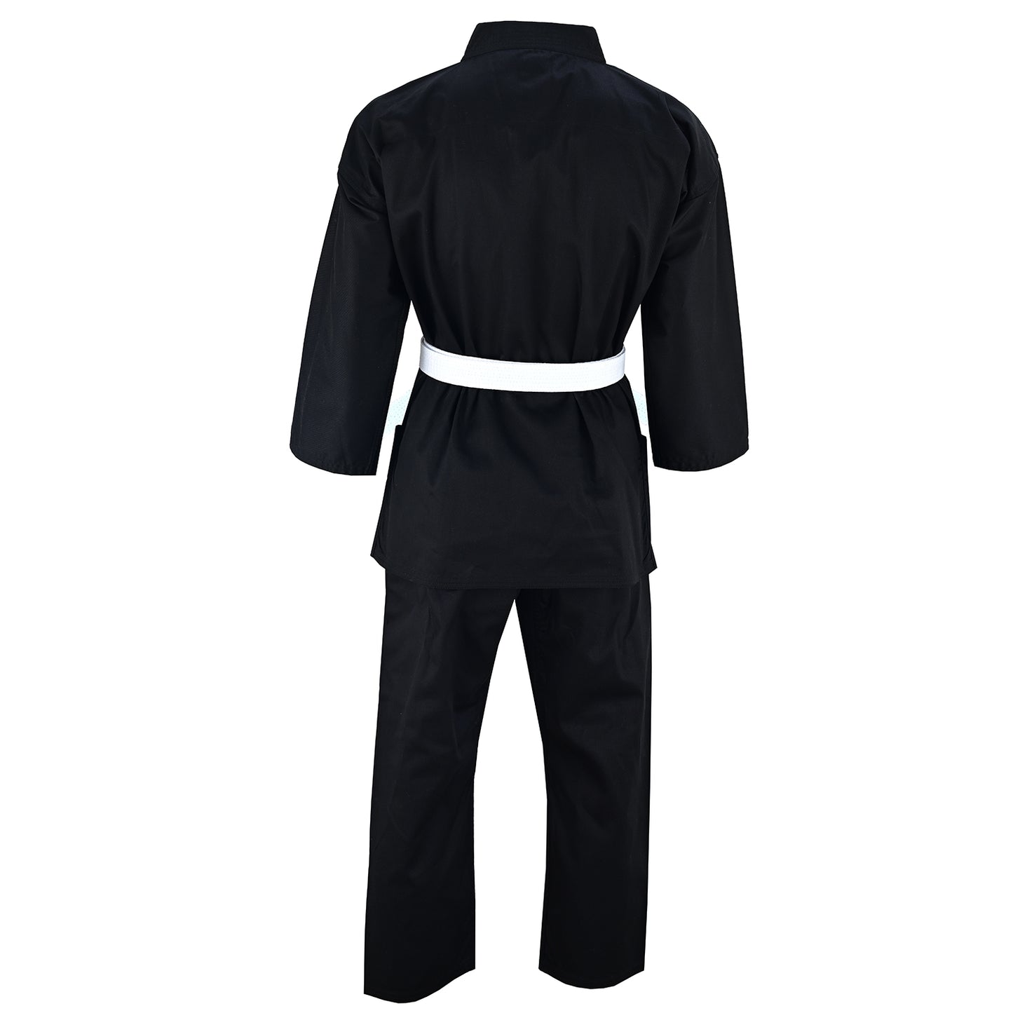 Adults Karate Polycotton Suit - Black 8oz