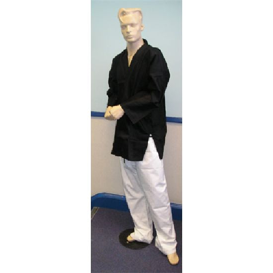 Karate Uniform Mixed Childrens: Black / White Trousers