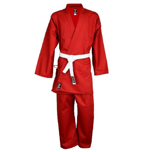 Karate Uniform : Red Children's P/C - CLEARANCE
