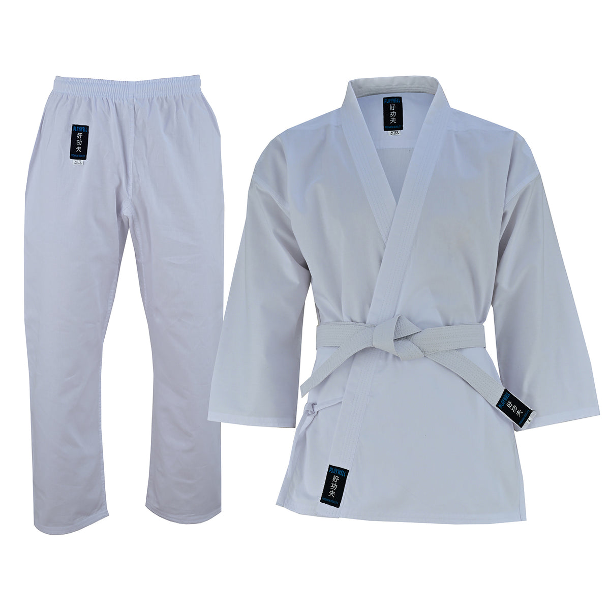 Kids Karate Cotton Suit - White 8.5oz