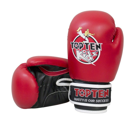 Top Ten Kids Boxing Gloves Red - 8oz