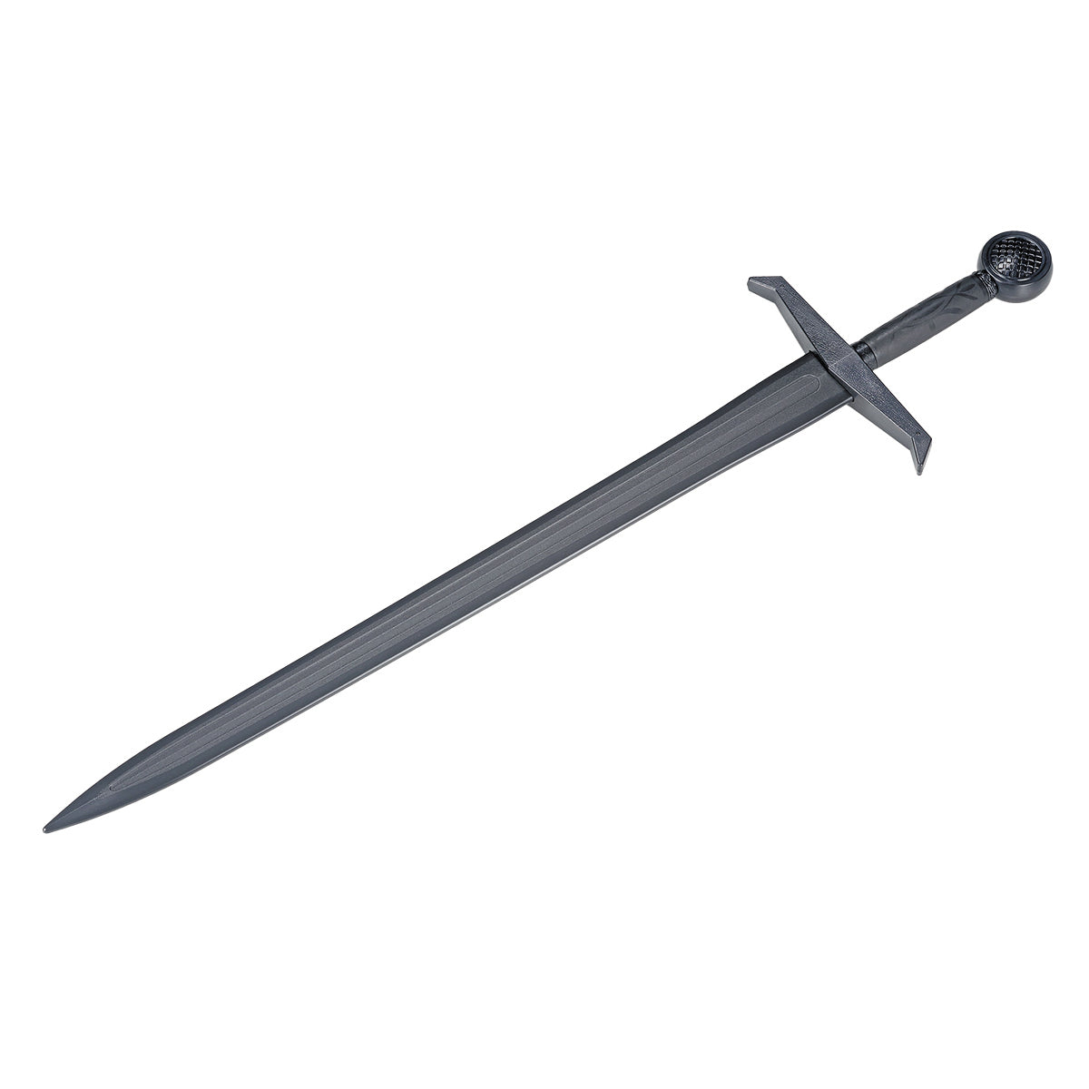 Black Polypropylene Full Contact Knights Sword  - 38.5"