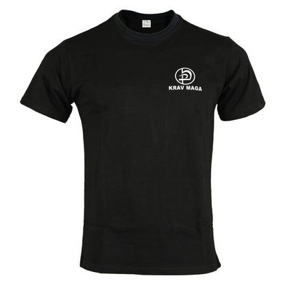 Krav Maga Black Cotton Training T shirt