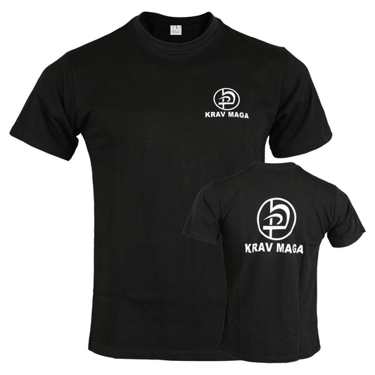 Krav Maga Black Cotton Training T shirt