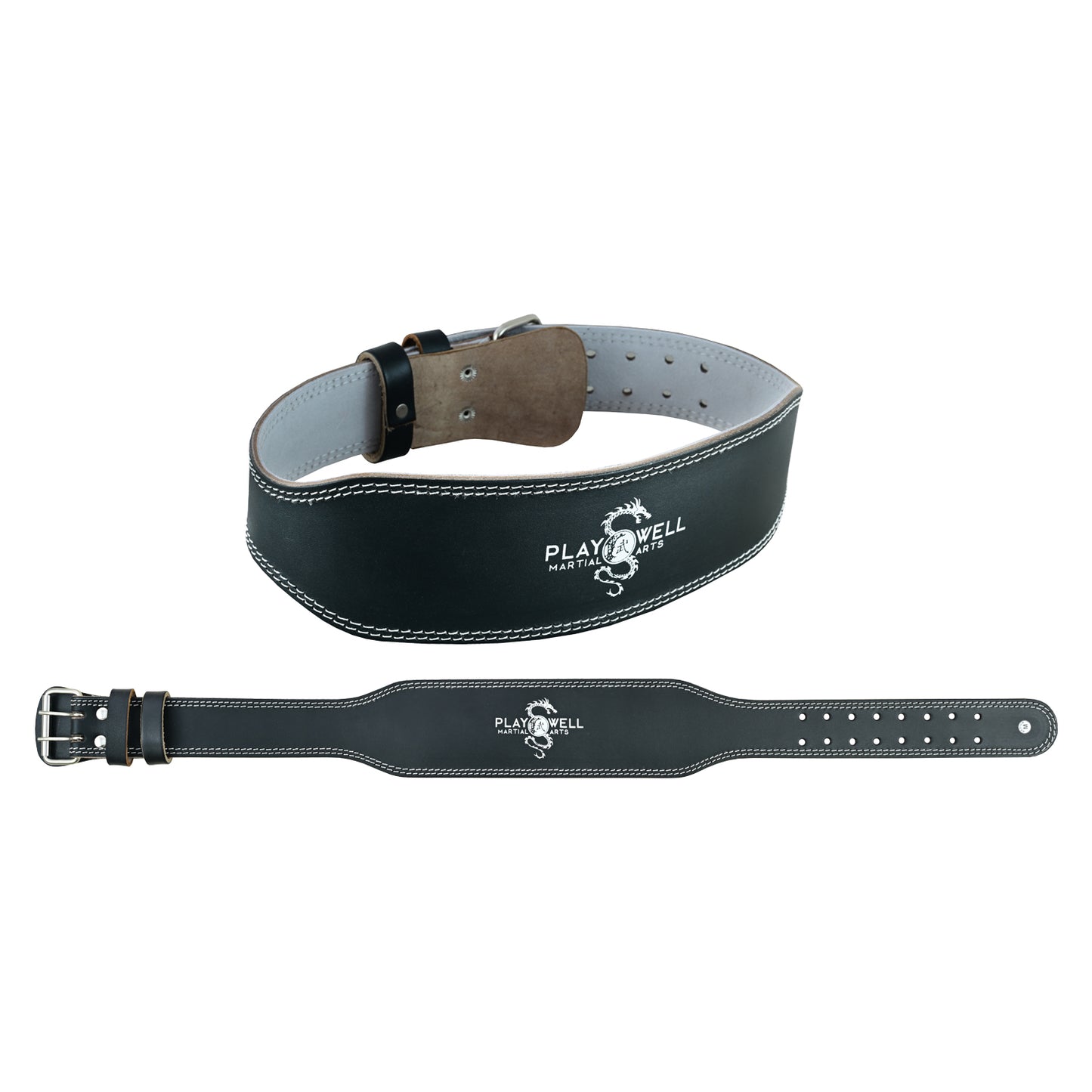 Pro Weight Training Range:  Leather 4" Weight Lifitng Belt