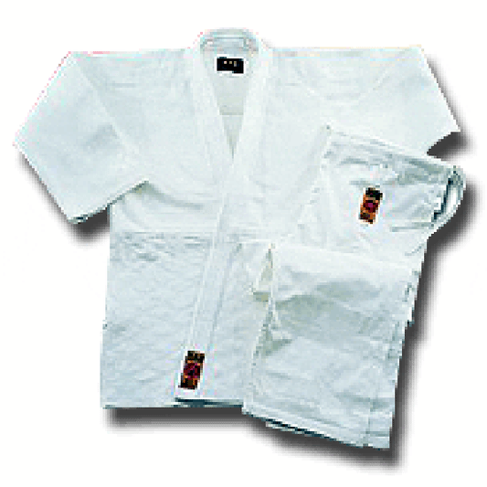 Judo Uniform: Tournament Style 18oz : MJG White