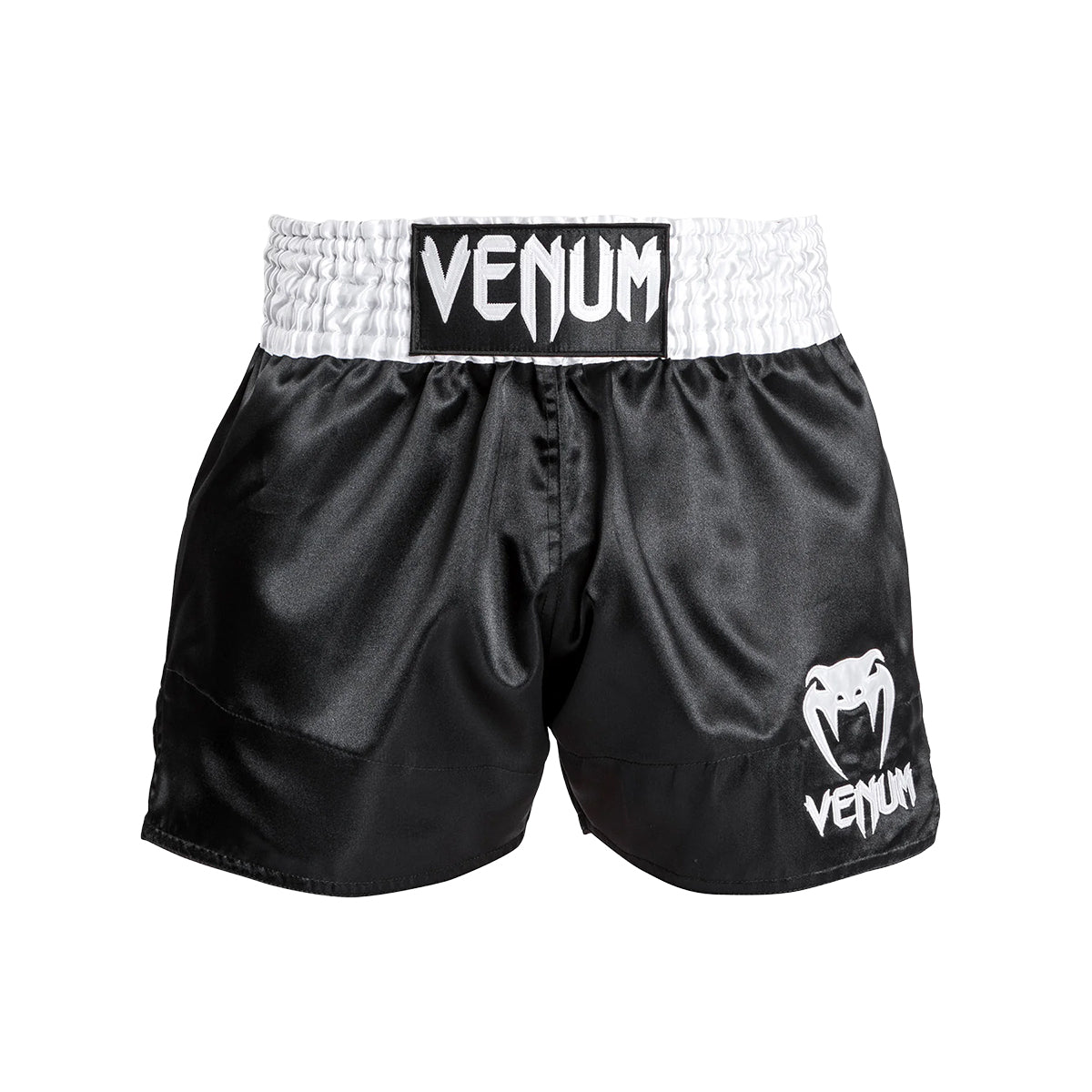 Venum Classic Muay Thai Shorts  -  White/Black