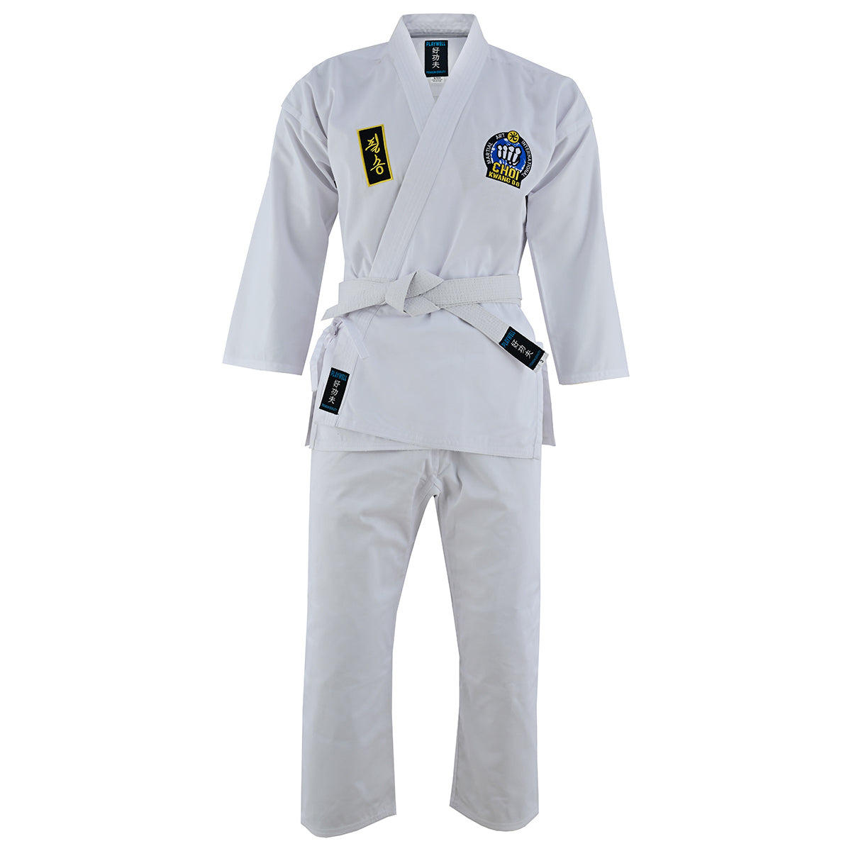 Official Kids Choi Kwang Do All White Students Uniform