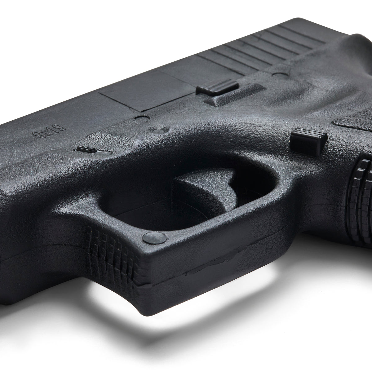 Realistic TP Rubber Glock Hand Gun W/ Removable Magazine - E404A