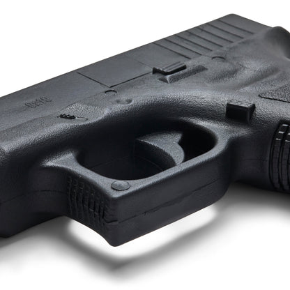 Realistic TP Rubber Glock Hand Gun W/ Removable Magazine - E404A