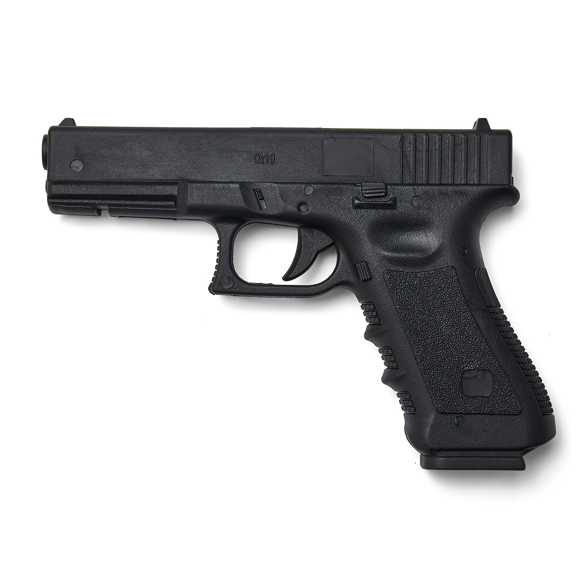 Realistic TP Rubber Glock Hand Gun W/ Removable Magazine - E404A