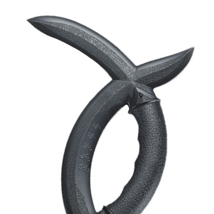 Black Polypropylene Wushu Meridian Axe Couple