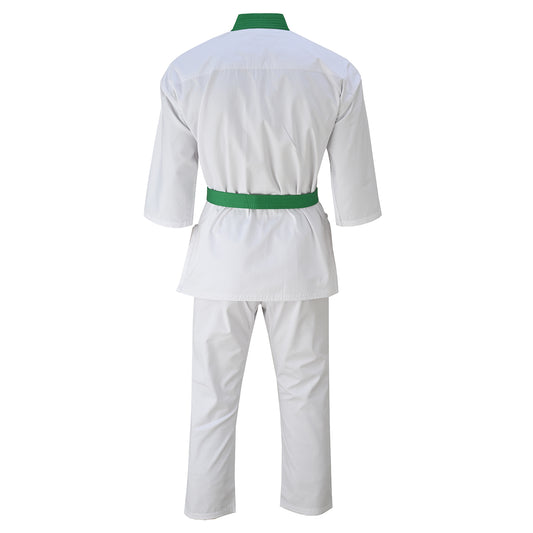 Tang Soo Do 9oz Uniform  - Green Trim