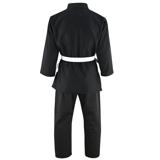 Playwell Adults Judo Suit - Black 450g