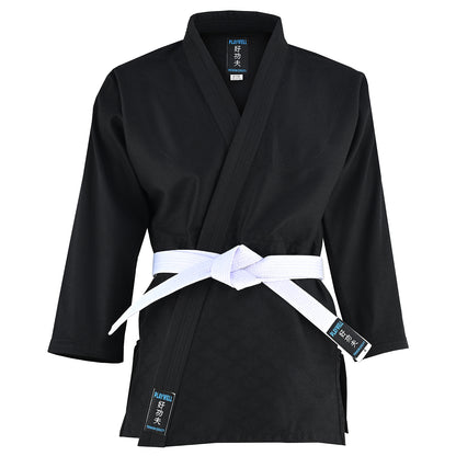 Playwell Adults Judo Suit - Black 450g