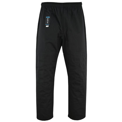 Playwell Adults Basic Plain Ju Jitsu Suit - Black 450g