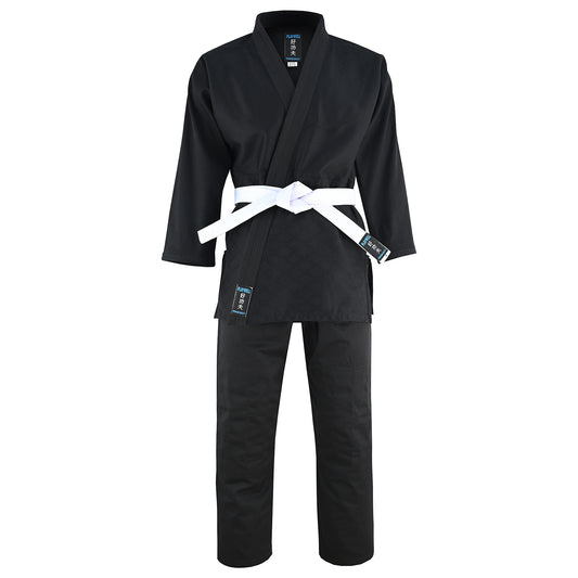Playwell Adults Judo Suit - Black 450g