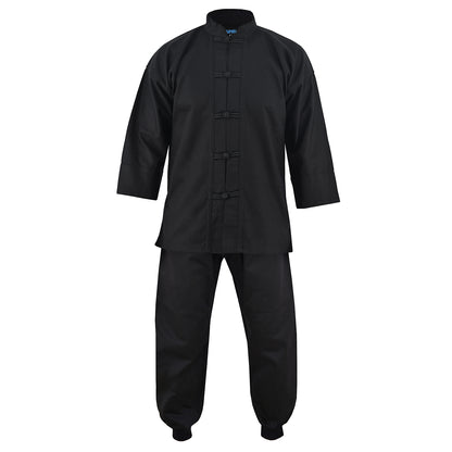 Kids Kung Fu Medium Weight 9oz Suit - Black