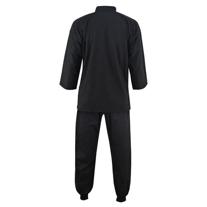 Kids Kung Fu Medium Weight 9oz Suit - Black