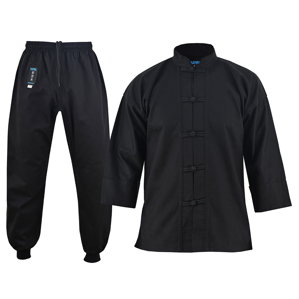 Adults Kung Fu Medium Weight 9oz Suit - Black