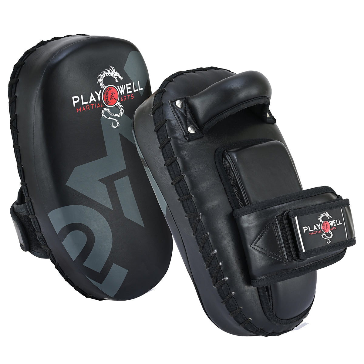 Playwell "STKP" Leather Curved Thai Pad - Single