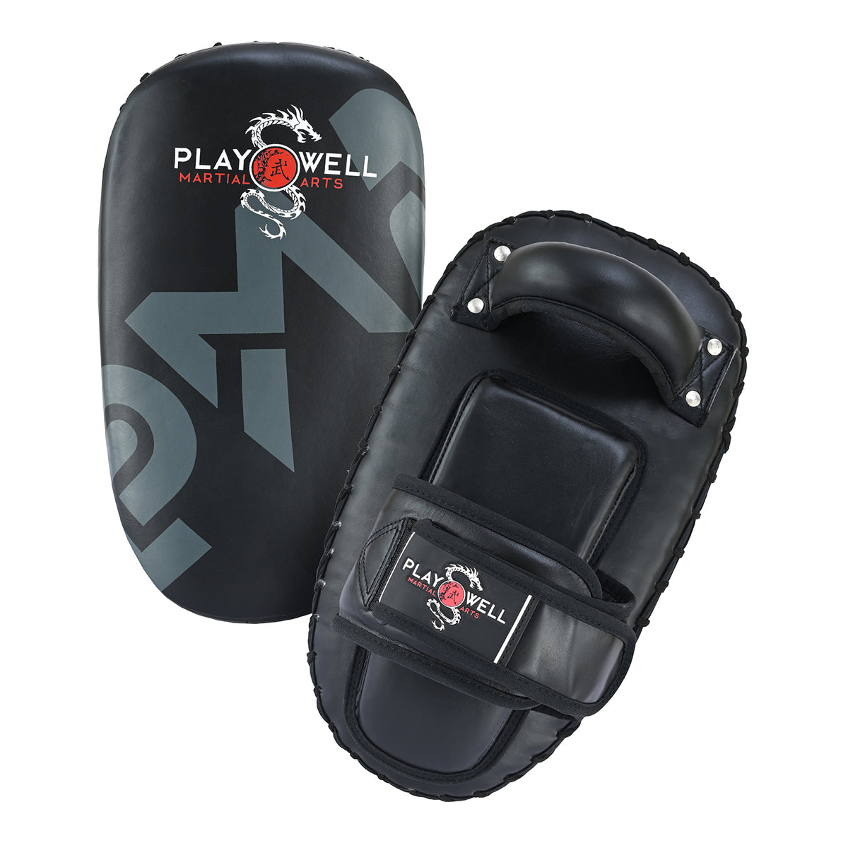 Playwell "STKP" Leather Curved Thai Pad - Single