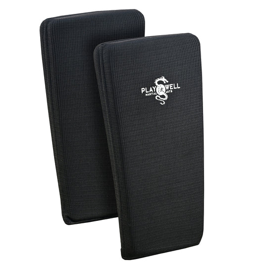 Elasticated Black Full Contact Forearm Guard (Padded Both Sides)