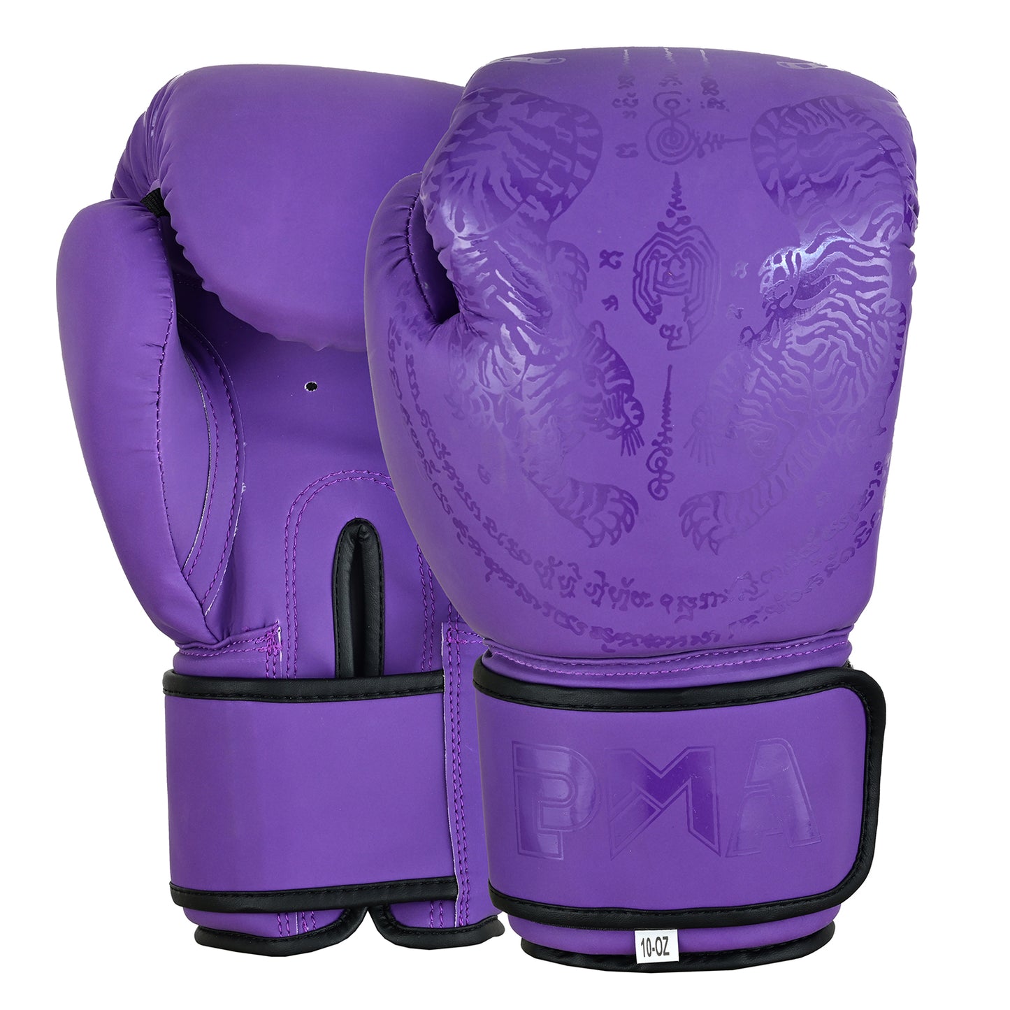 Ladies Playwell Purple "Twin Tiger" Muay Thai Boxing Gloves