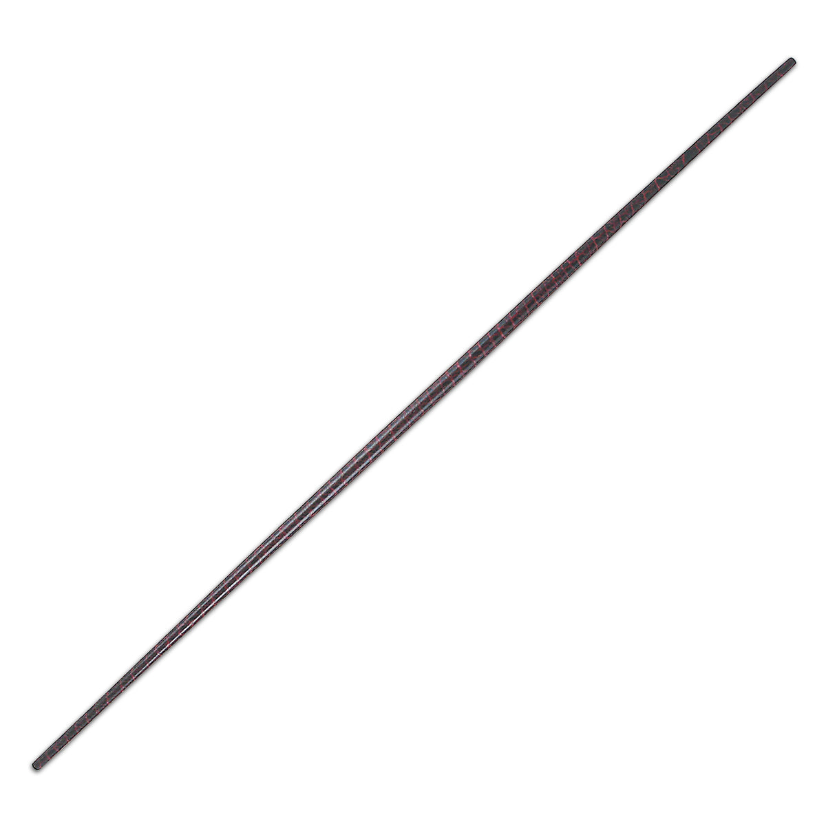 Bo Staff Toothpick Wooden Crackle Pain (5FT) - Red - PRE ORDER