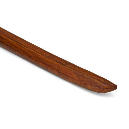 Wooden Roped Bokken With Plastic Scabbard - Red Oak Wood