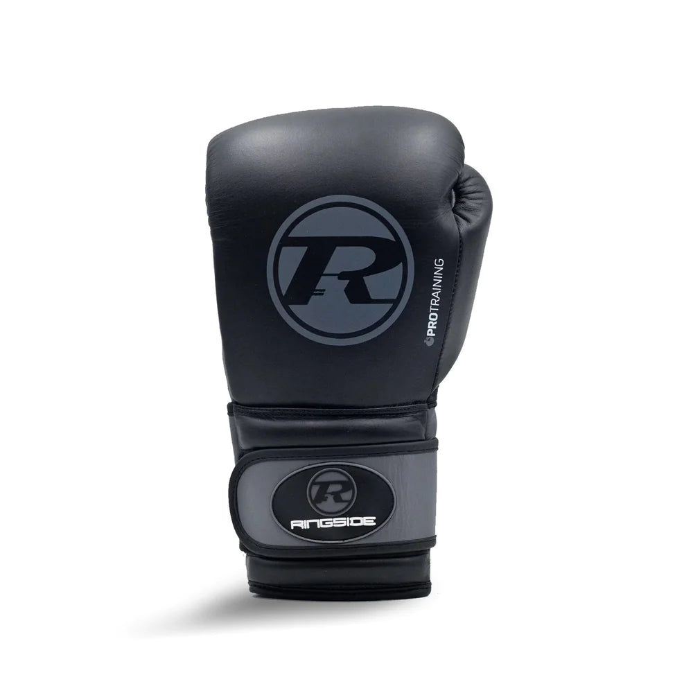 Ringside Boxing Leather Pro Training G2 Gloves - Black