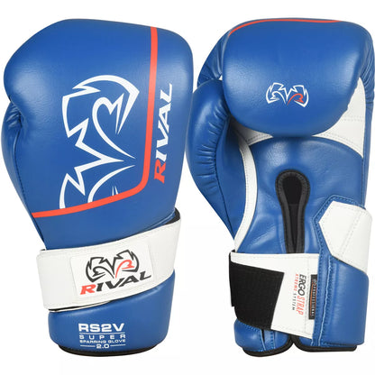 Rival Boxing RS2V Super Sparring Gloves 2.0 - Blue