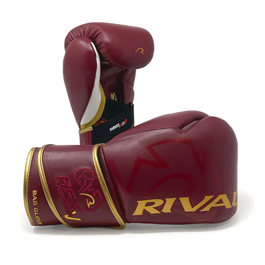 Rival RFX -Guerrero-V Leather  Bag Gloves - SF-H - Burgundy/Gold