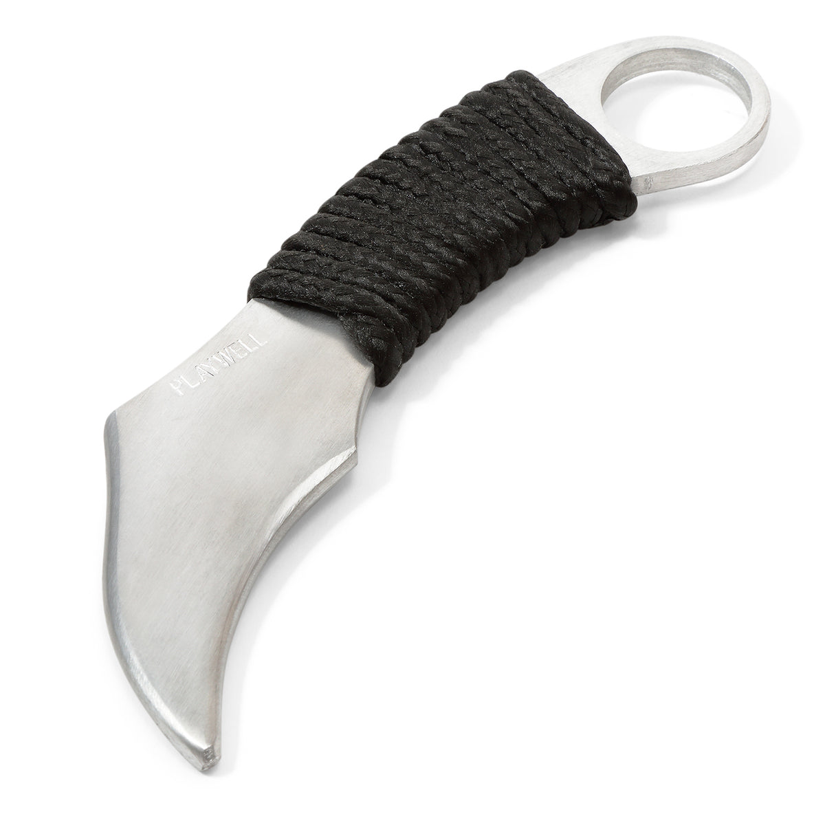 Deluxe Metal Roped Grip Blunt Karambit Trainer