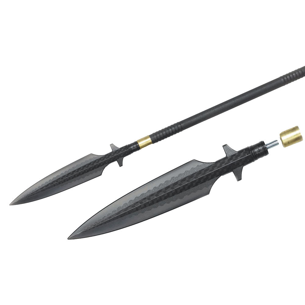 Black Polypropylene Full Contact Spear - S010 - Spear Head