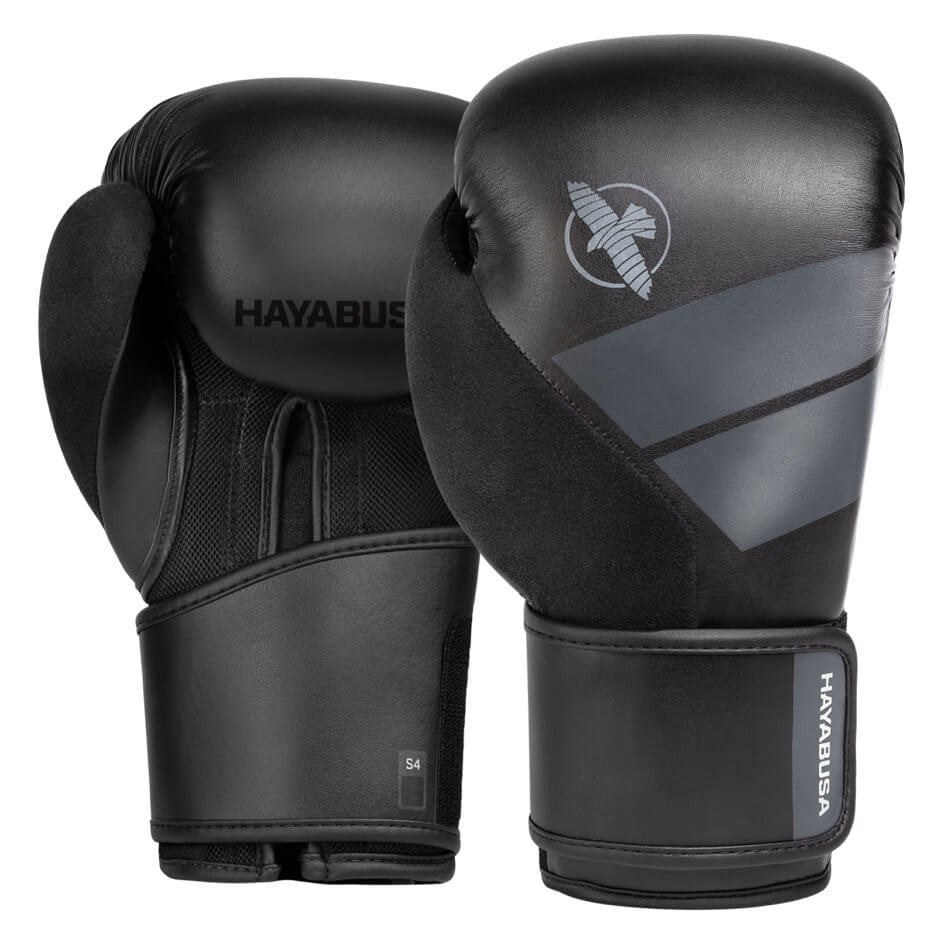 Hayabusa S4 Black Boxing Gloves