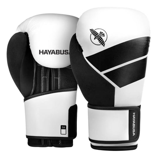 Hayabusa S4 White Boxing Gloves