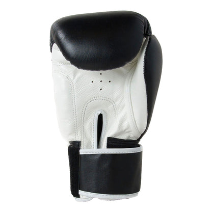 Sandee Authentic Leather Boxing Gloves - Black