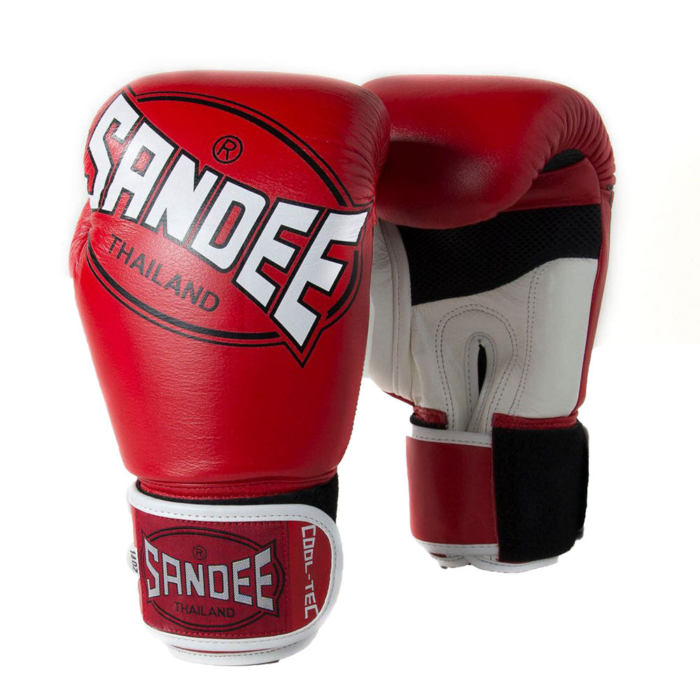 Sandee Kids Muay Thai Boxing Gloves  - Red